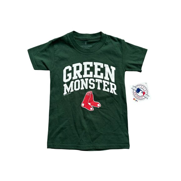 BOSTON RED SOX Boys Green Monster MLB T Shirt Size XS (2/4) NEW NWT - Picture 5 of 5